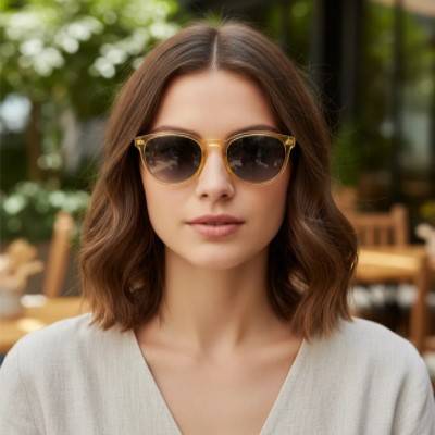 ANTeojoS de Sol Vulk YESTER Naranja Translúcido