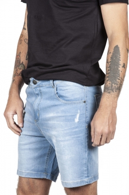 BERMUDA JEAN OILY RIDE AZUL CLARITO