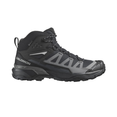 ZAPATILLAS SALOMON X ULTRA 360 MID GTX (NEGRO GRIS)