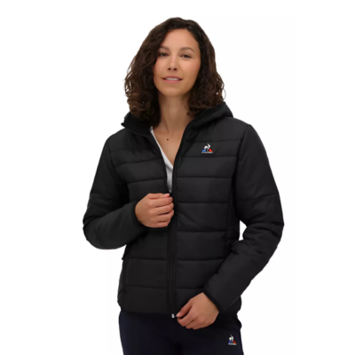 CAMPERA DE ABRIGO LE COQ SPORTIF IMPERMEABLE MUJER (NEGRO)