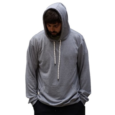 Buzo Canguro Rustico Oily Ride Basic Grey 