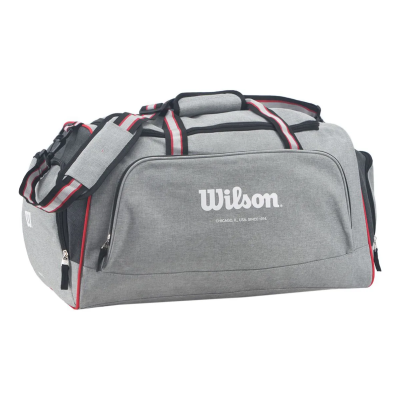 BOLSO DEPORTIVO Y URBANO WILSON 40 LITROS COLOR GRIS ROJO