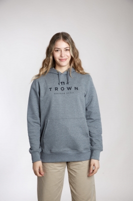 HOODIE TROWN TRADE MARK GRIS