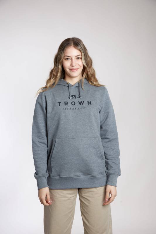 HOODIE TROWN TRADE MARK GRIS