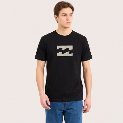 Remera Manga Corta Billabong Rippley Tee Negra