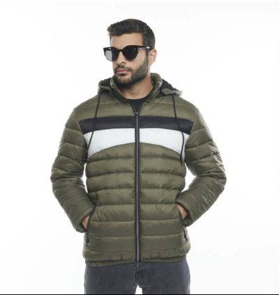 CAMPERA FILHIAUMA COMBINADA C/CORDERITO (VERDE BLANCO NEGRO)