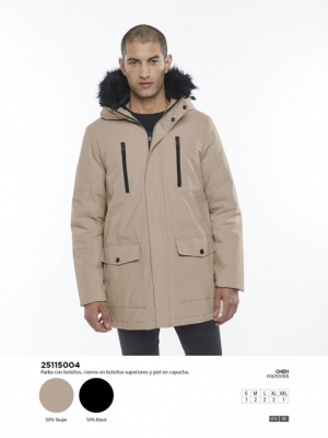 FILHIAUMA PARKA MICROFIBRA BEIGE