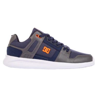 ZAPATILLAS DC SHOES STAG LITE LE AZUL (AZUL GRIS LOGO NARANJA)