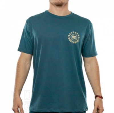 REMERA DC SHOES OLD CIRIGID COLORLE (AZUL)
