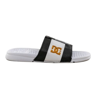 OJOTAS DC  SHOES SLYNX SLIDE (BLANCO NEGRO AMARILLO)