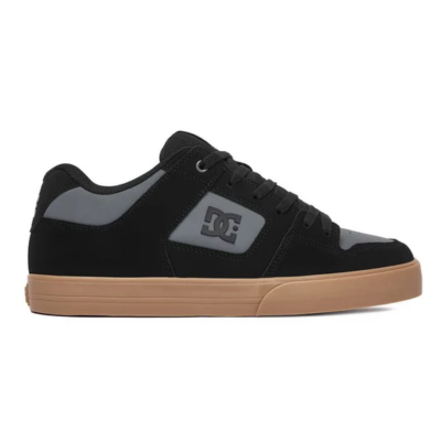 Dc Shoes Zap Pure Negro Gris Suela Caramelo