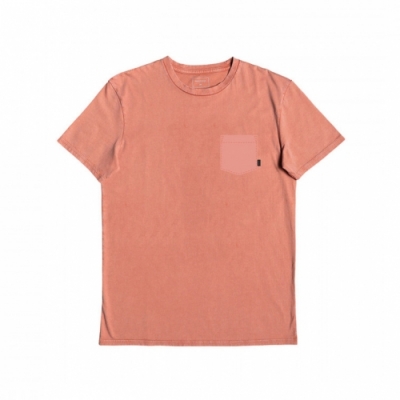 REMERA QUIKSILVER BASIC POCKET (SALMON)