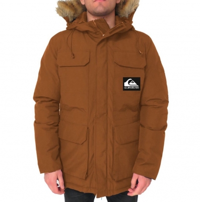 CAMPERA PARKA QUIKSILVER  NORTHERN EDGE MARRON ORIGINAL
