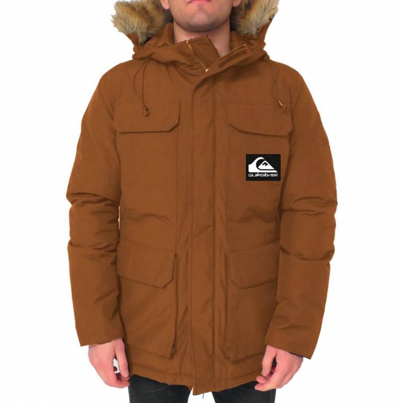 CAMPERA PARKA QUIKSILVER  NORTHERN EDGE MARRON ORIGINAL
