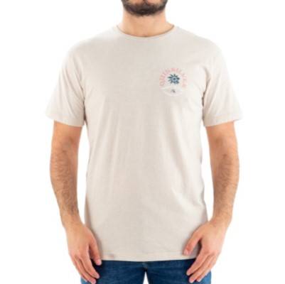 REMERA QUIKSILVER SIMPLE SCRIPT (NATURAL)