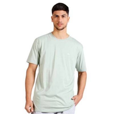 REMERA MANGA CORTA QUIKSILVER SMALL CHEST LOGO VERDE PASTEL