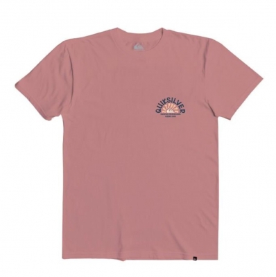 REMERA  QUIKSIKLVER SUNSET MIND CORAL OSCURO ORIGINAL