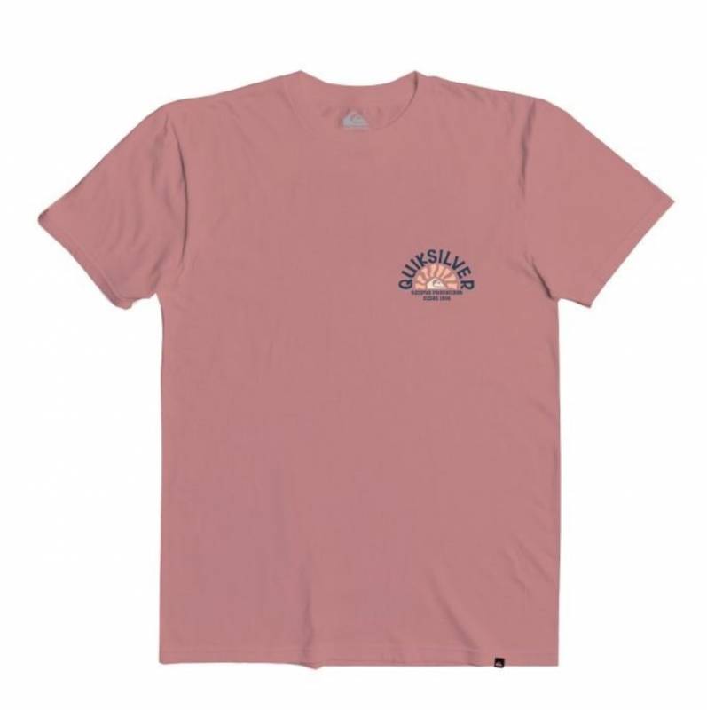 REMERA  QUIKSIKLVER SUNSET MIND CORAL OSCURO ORIGINAL