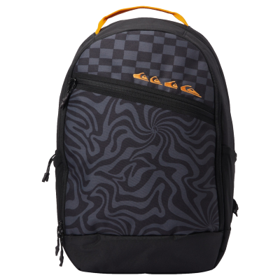 MOCHILA QUIKSILVER SCHOOLIE 2.0 (NEGRO NARANJA) 30L