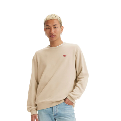 BUZO CUELLO REDONDO LEVIS THE ORIGINAL HM CREW BEIGE