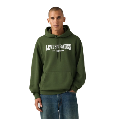 Buzo Levi's  Relaxed Graphic PO LS Two Horse Kombu Green 