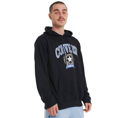 BUZO UNISEX CON CAPUCHA Y BOLSILLOS LOGO
