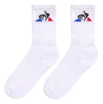 MEDIAS LE COQ SPORTIF CAÑA ALTA  X2 (BLANCO)