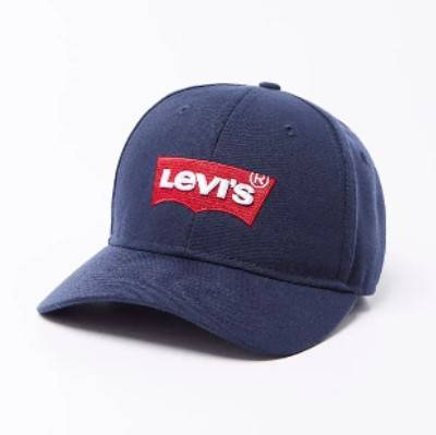 LEVIS BAWTING CAP GORRA Azul LOGO ROJO