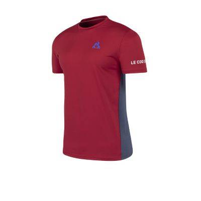 REMERA LE COQ SPORTIF ENTRENAMIENTO REFLECTANTE (ROJO)
