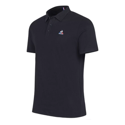 CHOMBA LE COQ SPORTIF ALGODON (NEGRO)