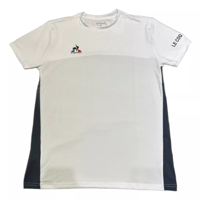 REMERA LE COQ SPORTIF REFLECTANTE ENTRENAMIENTO (BLANCO)