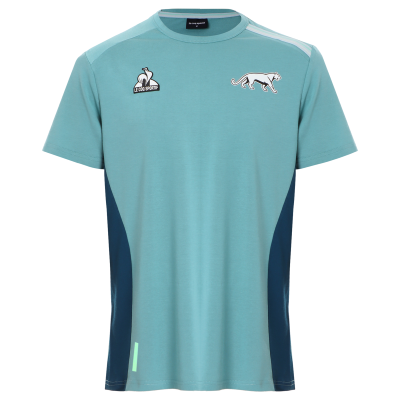 REMERA LE COQ SPORTIF PUMAS ALGODON (VERDE AGUA)