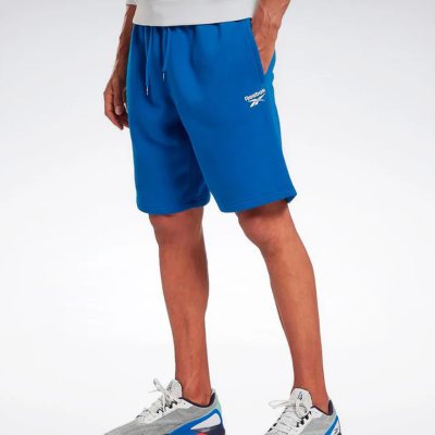 SHORT REEBOK FT LEFT LEG VECTOR (AZUL)