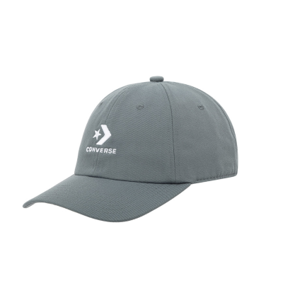 CAP CONVERSE  LOGO LOCK-UP BASEBALL GREY