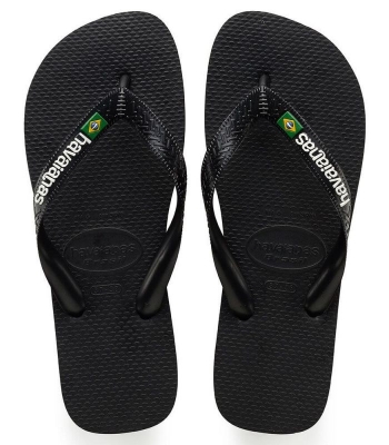 HAVAIANAS BRASIL LOGO NEGRO/NEGRO