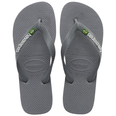 HAVAIANA BRASIL LOGO GRIS ACERO