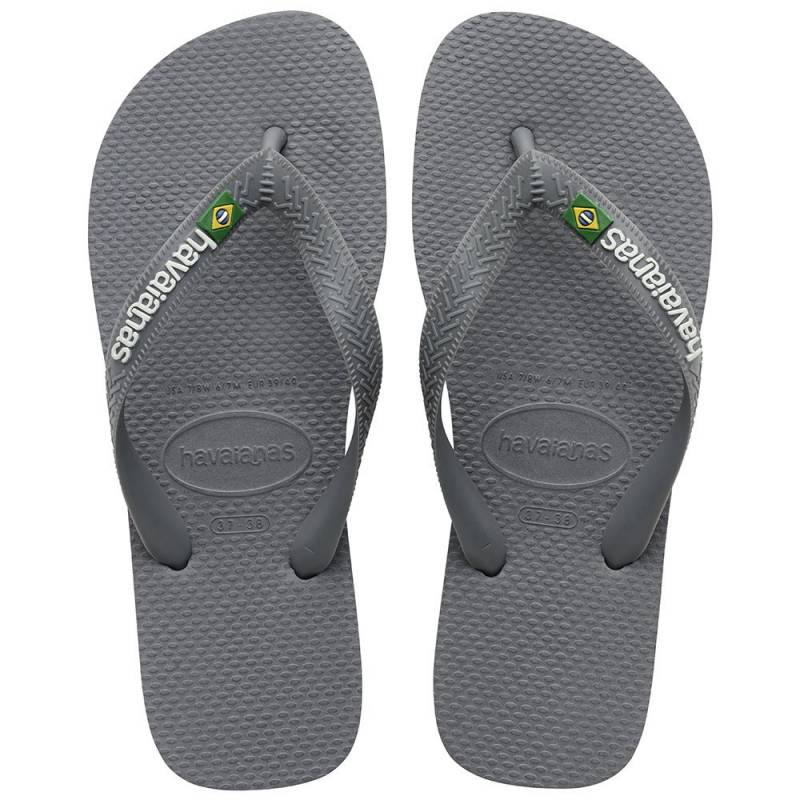 HAVAIANA BRASIL LOGO GRIS ACERO
