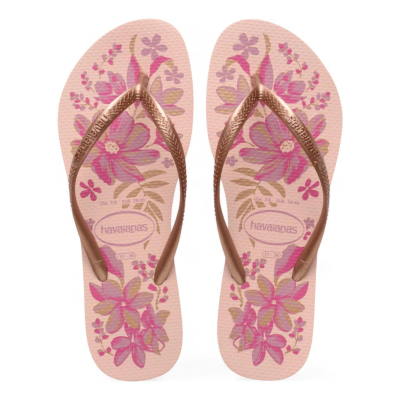Havaianas Slim Organic Pink/ Gold