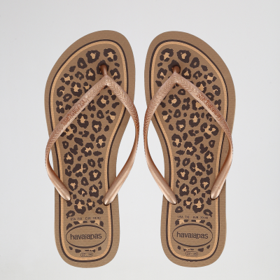 Havaianas Slim Animals Rose Gold
