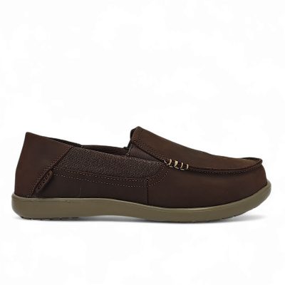 MOCASINES CROCS SANTA CRUZ 2 LUXE LEATHER ESPRESSO