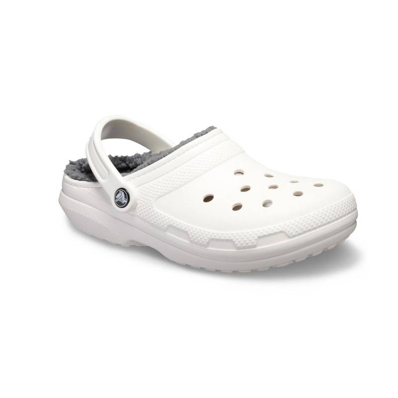 CROCS CLASSIC LINED PELUCHE BLANCO/ GRIS