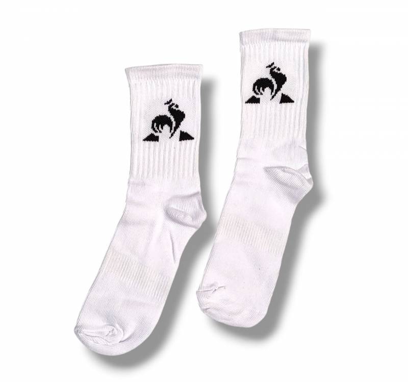 MEDIAS LE COQ SPORTIF CAÑA BAJA X3 (BLANCO)