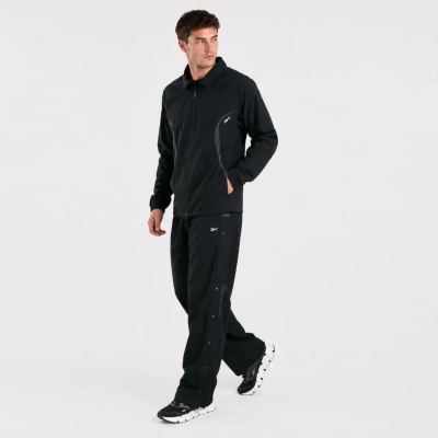 CONJUNTO DEPORTIVO REEBOK  CAMPERA Y PANTALON NEGRO