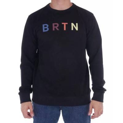 BUZO CUELLO REDONDO BURTON DE HOMBRE BRTN PATCH BLACK ORIGINAL