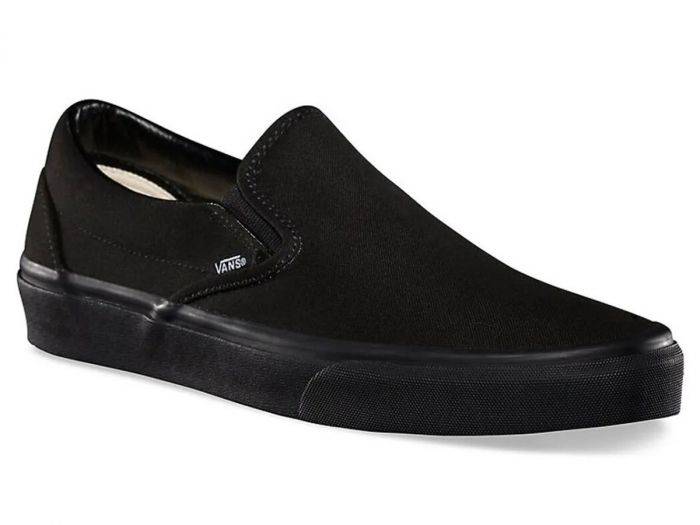 U CLASSIC SLIP ON PANCHA NEGRO NEGRO