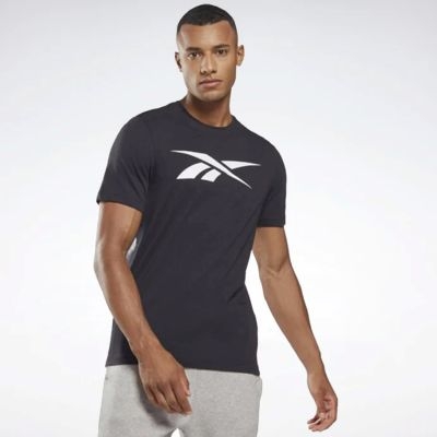 REMERA REEBOK GS VECTOR (NEGRO)