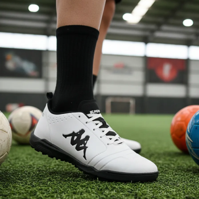 BOTINES FUTBOL 5 KAPPA MILAN TG WHITE/BLACK