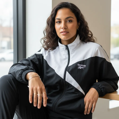  CONJUNTO DE MUJER REEBOK VECTOR PANTALON Y CAMPERA