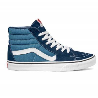 ZAPATILLAS VANS SK8 HI (AZUL LINEA BLANCA)