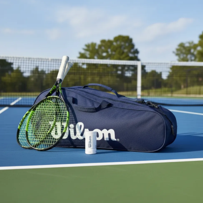 RAQUETERO WILSON ADVANTAGE 6PK RACKET BAG NAVY 
